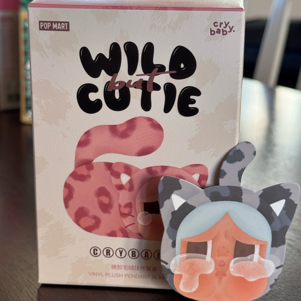 Cry Baby Wild But Cutie Vinyl Pendants( denim and neon)